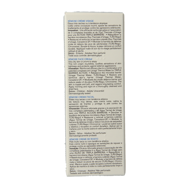 Uriage Xemose creme visage 40 Milliliter