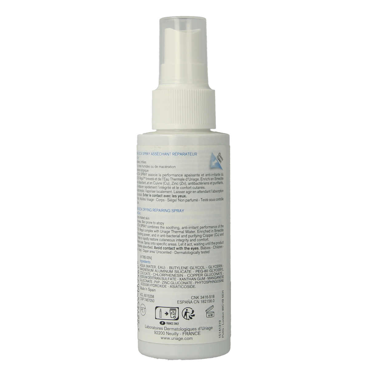 Uriage Bariederm cica spray 100.00 Milliliter