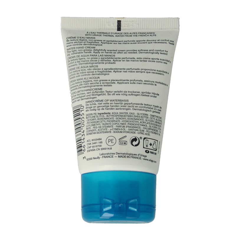 Uriage Mineraal water handencreme 50 Milliliter