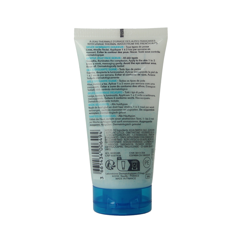 Uriage Thermaal water scrub gezicht 50 Milliliter