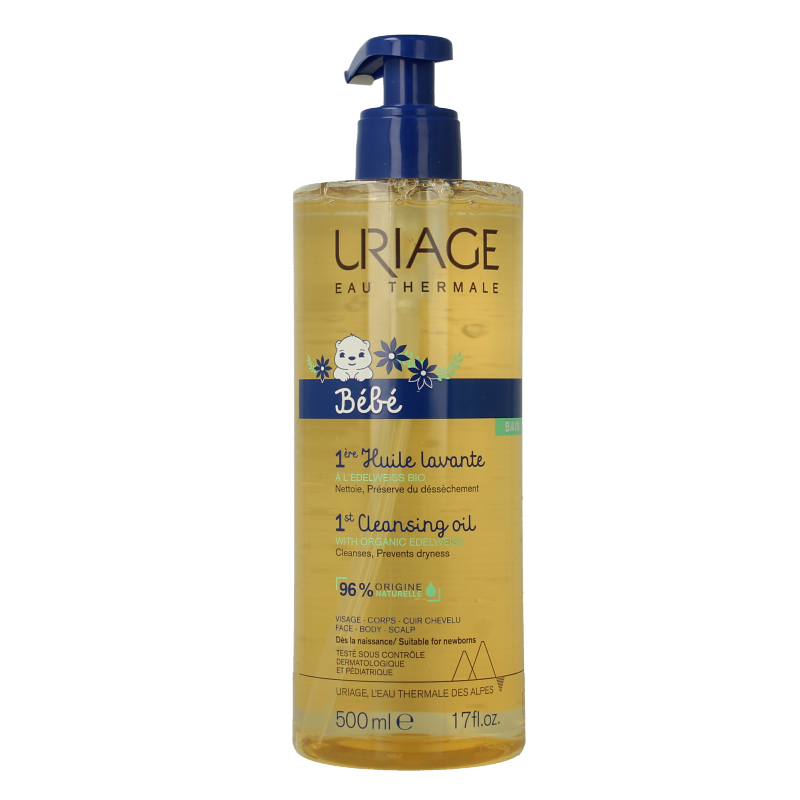 Uriage Bebe 1ere huile lavante fp 500 Milliliter