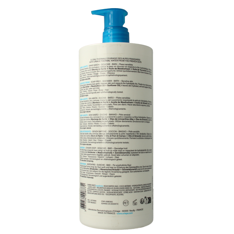 Uriage Thermaal water creme lavante 1 Liter