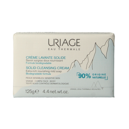 Uriage Thermaal water creme lavante solide 125.00 Gram