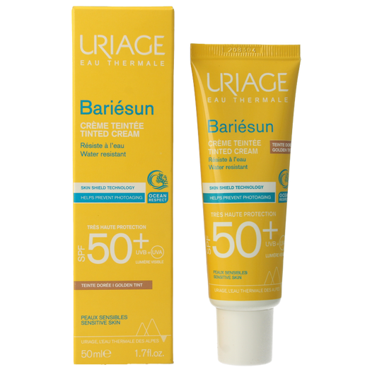 Uriage Sun getinte creme medium SPF50+ 50 Milliliter