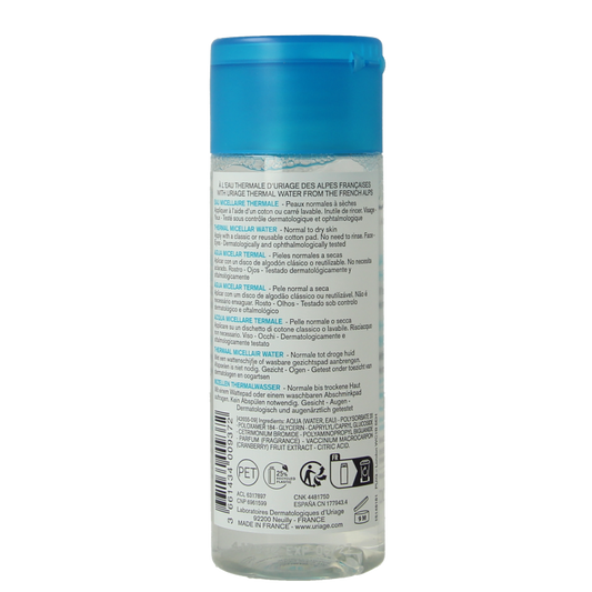 Uriage Thermaal micellairwater normale tot droge huid 100 Milliliter