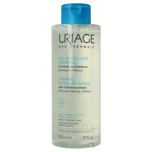 Uriage Thermal micellar water normale/droge huid 500.00 Milliliter