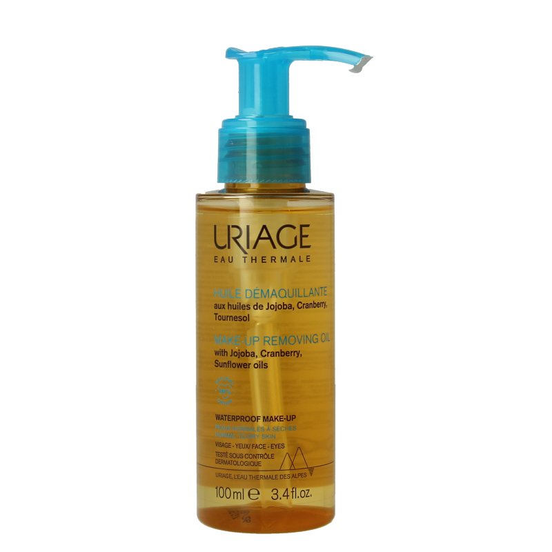 Uriage Thermaal water make-up verwijder olie 100 Milliliter