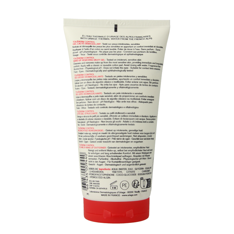 Uriage Tolederm control gel lacte demaq 150 Milliliter