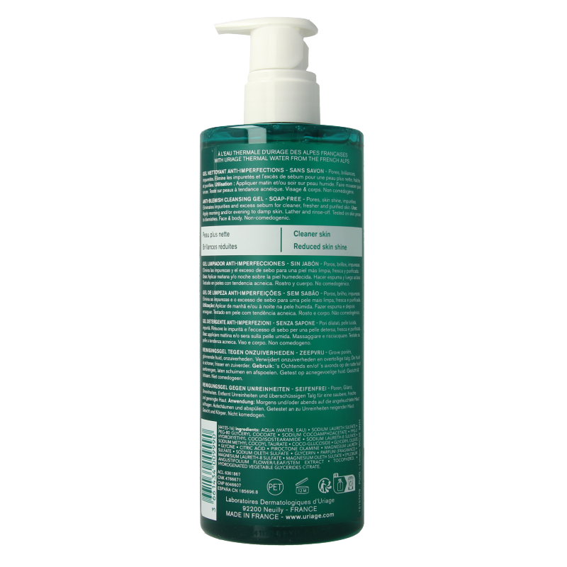 Uriage Hyseac reinigingsgel 500 Milliliter