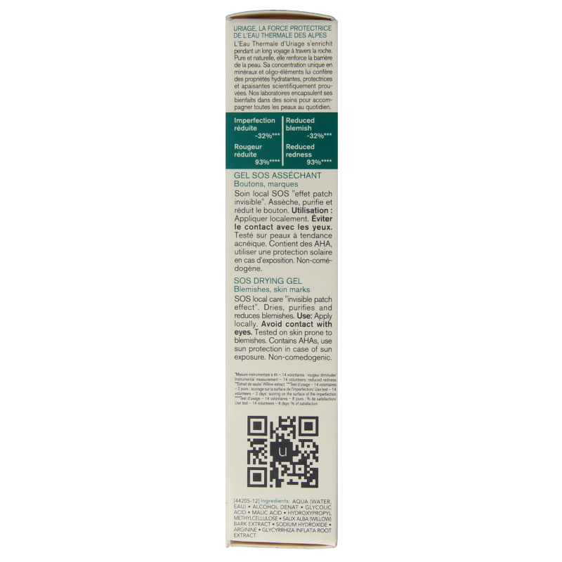 Uriage Hyseac SOS drooggel 15 Milliliter