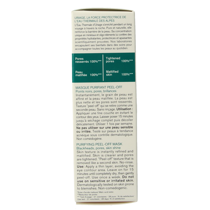 Uriage Hyseac peel off masker 50 Milliliter