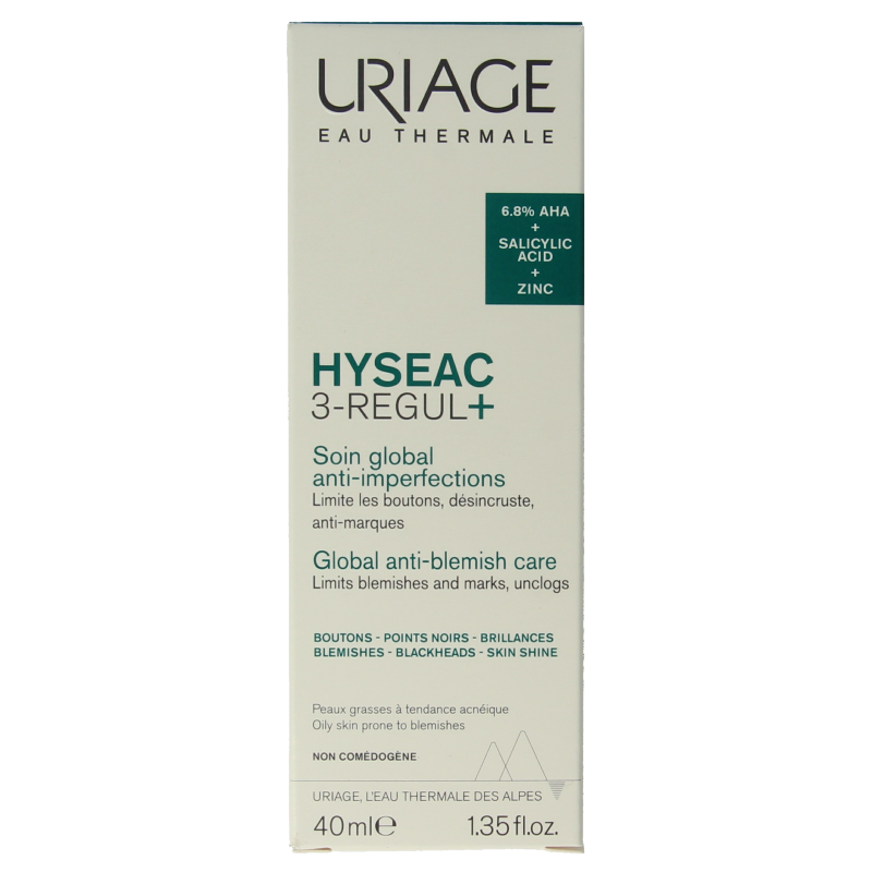 Uriage Hyseac 3-regul+ 40 Milliliter