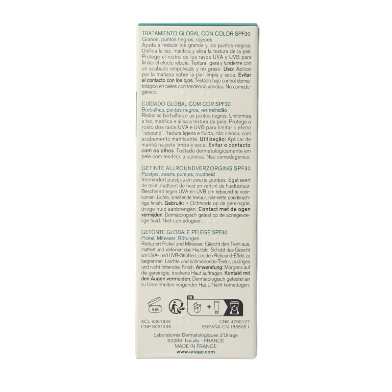 Uriage Hyseac allround verzorging getint 40 Milliliter