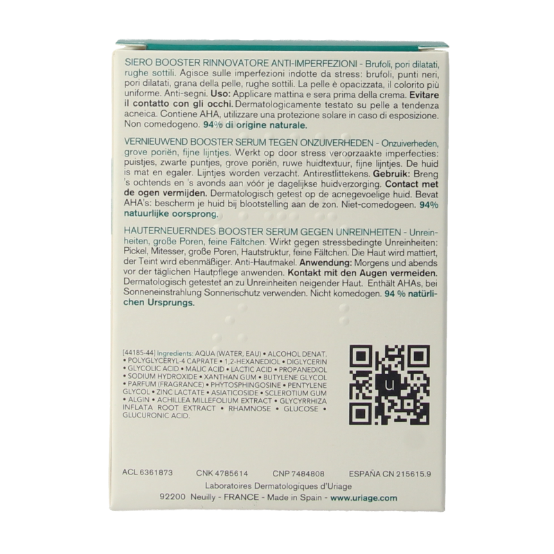 Uriage Hyseac serum onzuiverheden 40 Milliliter