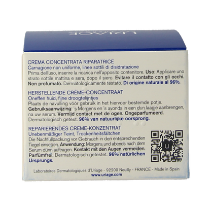 Uriage Cica daily creme recharge 50.00 Milliliter