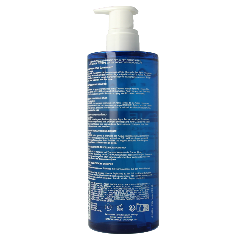Uriage Shampoo hair equilibrant 500 Milliliter