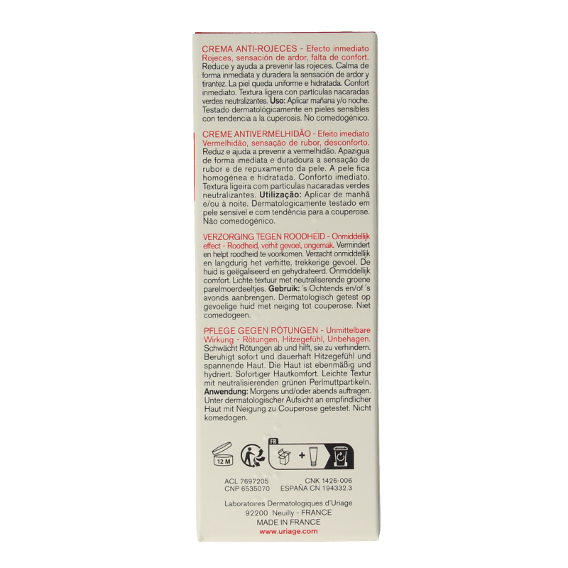 Uriage Roseliane creme anti rouge 40 Milliliter