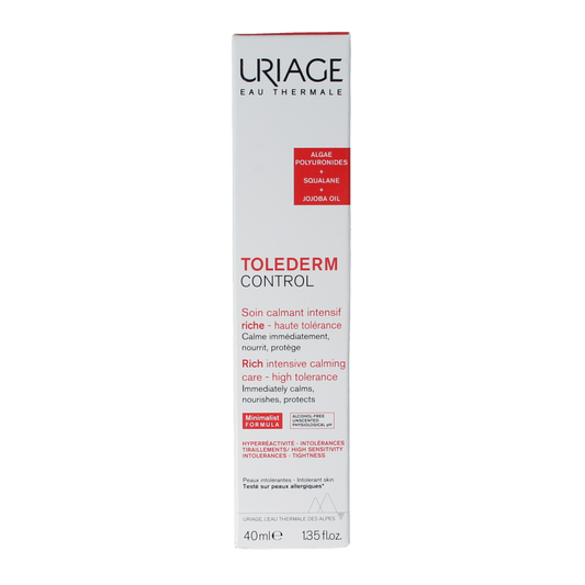 Uriage Tolederm control rijke kalmerende verzorging 40.00 Milliliter