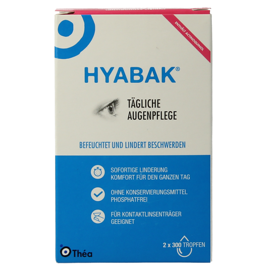 Hyabak Oogdruppels duopack 2 Stuks
