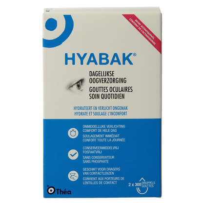 Hyabak Oogdruppels duopack 2 Stuks
