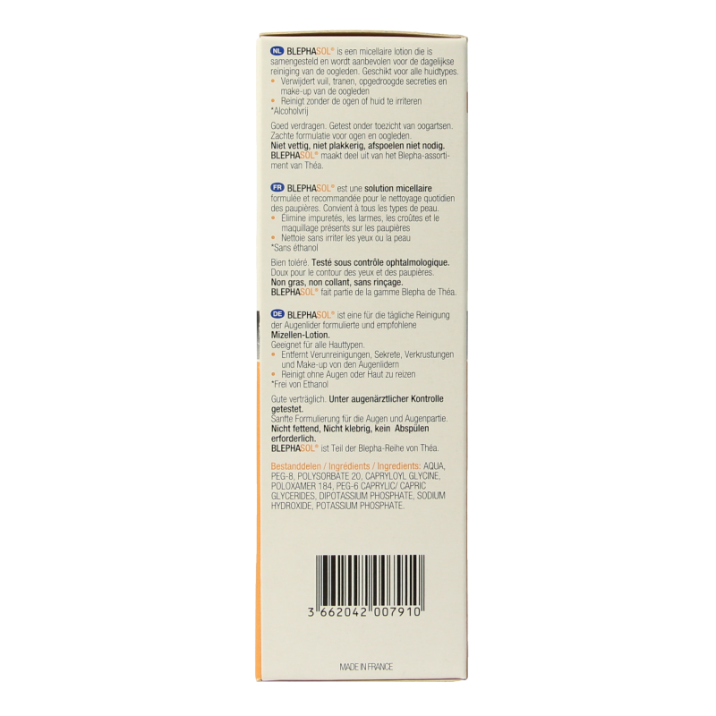 Blephasol Reinigingslotion ooglid 100 Milligram