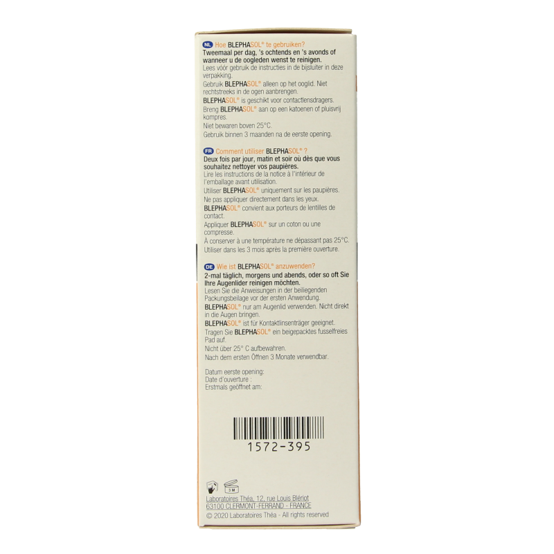 Blephasol Reinigingslotion ooglid 100 Milligram