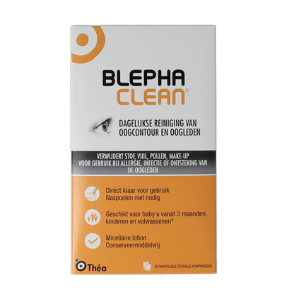 Blephaclean Kompressen 20 Stuks