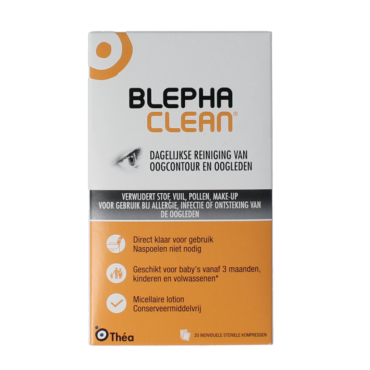 Blephaclean Kompressen 20.00 Stuks