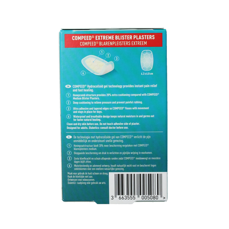 Compeed Blarenpleister extreme 10 Stuks