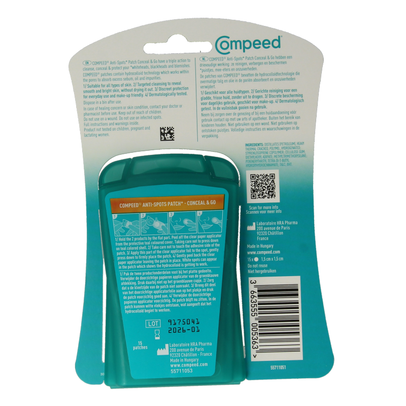 Compeed Anti-Spots conceal & go 15 Stuks