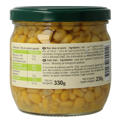 Primeal Mais conserve bio 330.00 Gram