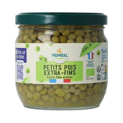 Primeal Doperwten extra fijn bio 330.00 Gram