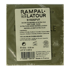 Rampal Latour  Marseille zeep cube groen 150 Gram