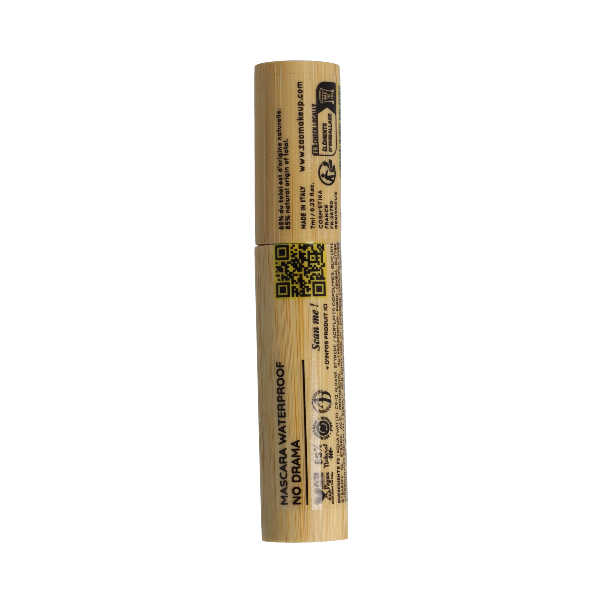 ZAO Bamboo Waterproof Mascara 250 (Black) 7.00 Milliliter