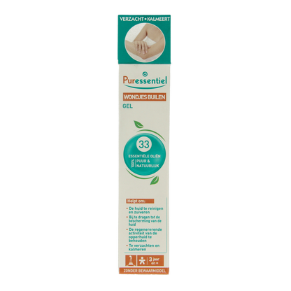 Puressentiel Wondjes en builen gel 33 essentiele olie 20.00 Milliliter