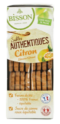 Bisson Authentieke zandkoekjes met citroen bio 183.00 Gram