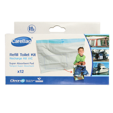 CareBag Meeneemtoilet navulzak 12 Stuks