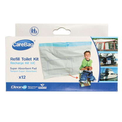 CareBag Meeneemtoilet navulzak 12.00 Stuks