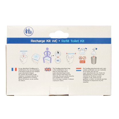 CareBag Meeneemtoilet navulzak 12.00 Stuks