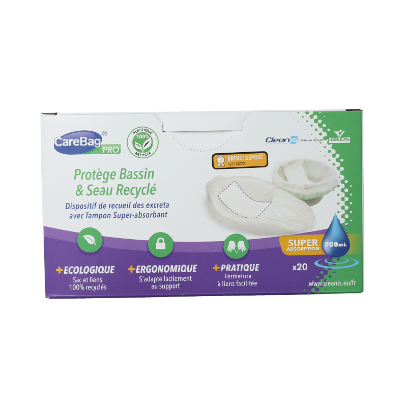 CareBag Pro bedpan & commode liners 700ml 20 Stuks