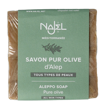 Najel Aleppo Aleppo zeep olijf olie 100% 200.00 Gram