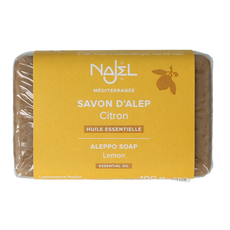 Najel Aleppo Aleppo zeep olijf citroen limoen 100.00 Gram