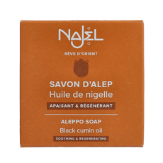 Najel Aleppo Aleppo zeep nigella olie zwarte komijn 100.00 Gram