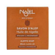 Najel Aleppo Aleppo zeep nigella olie zwarte komijn 100 Gram