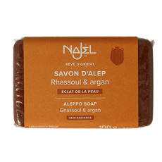 Najel Aleppo Aleppo zeep argan olie lava aarde 100.00 Gram
