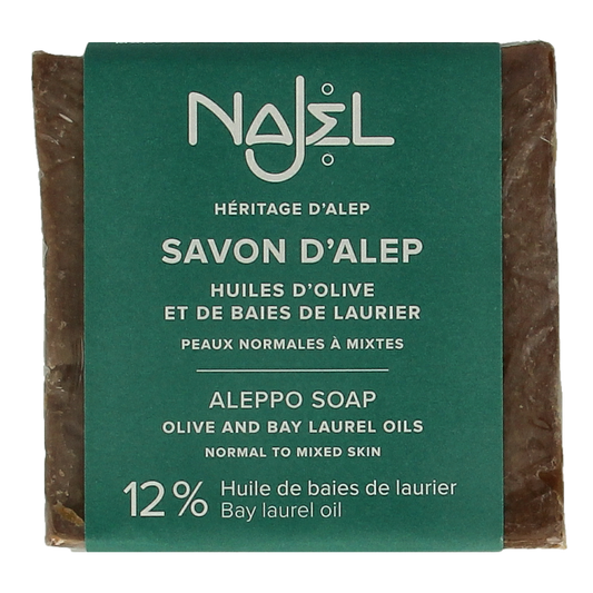 Najel Aleppo Aleppo zeep olijf olie 12% 200 Gram