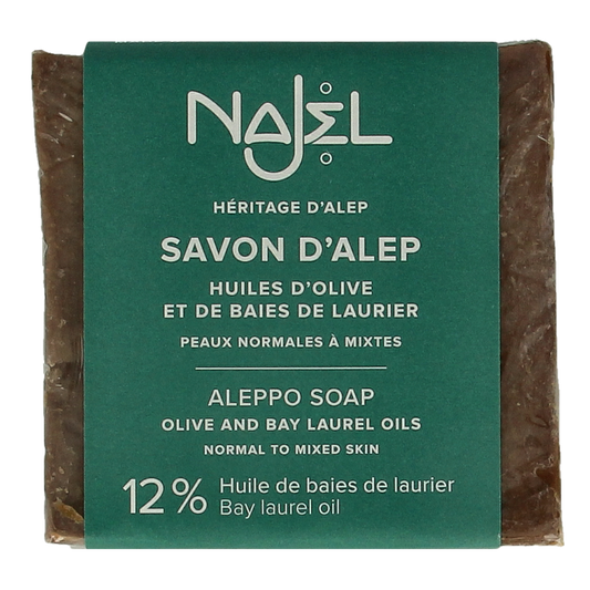 Najel Aleppo Aleppo zeep olijf olie 12% 200.00 Gram