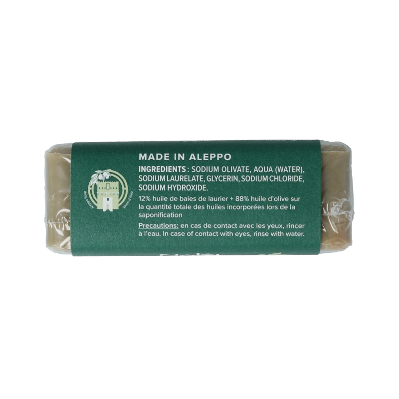 Najel Aleppo Aleppo zeep laurier olie 12% 100 Gram