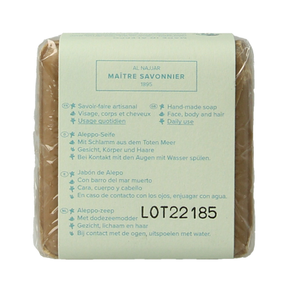 Najel Aleppo Aleppo zeep scrub dode zee klei 100.00 Gram
