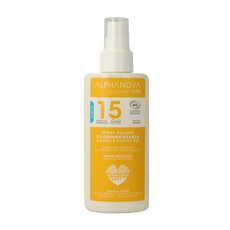 Alphanova Sun Sun bio spray SPF15 vegan 125 Milliliter